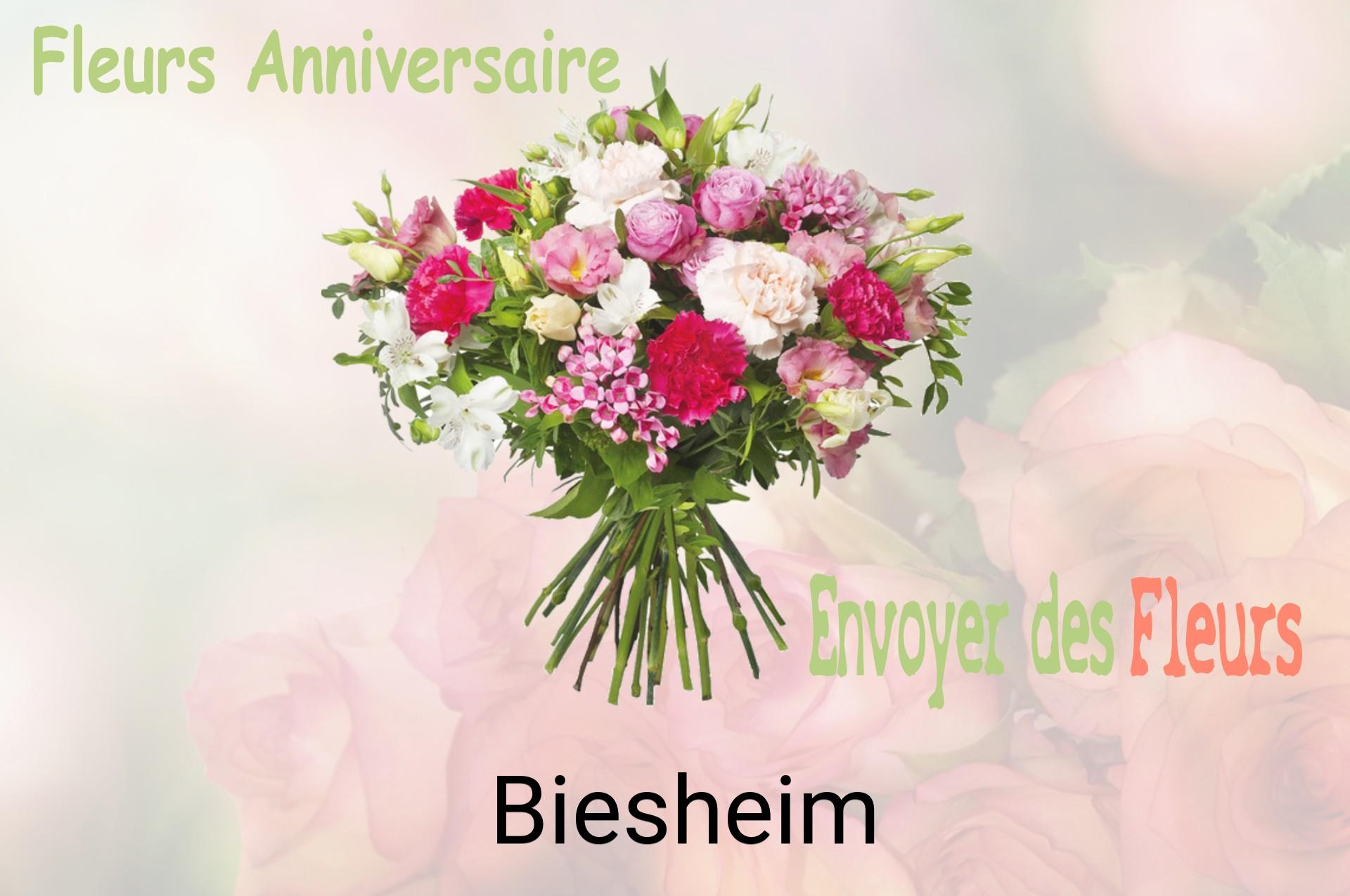Bouquet de fleurs d’anniversaire livré à Biesheim